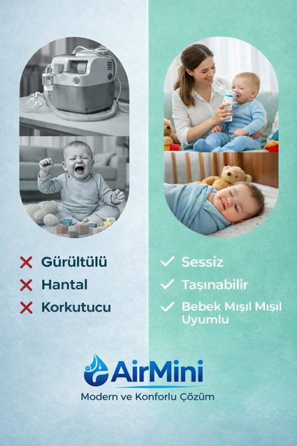 AirMini Taşınabilir Nebülizatör