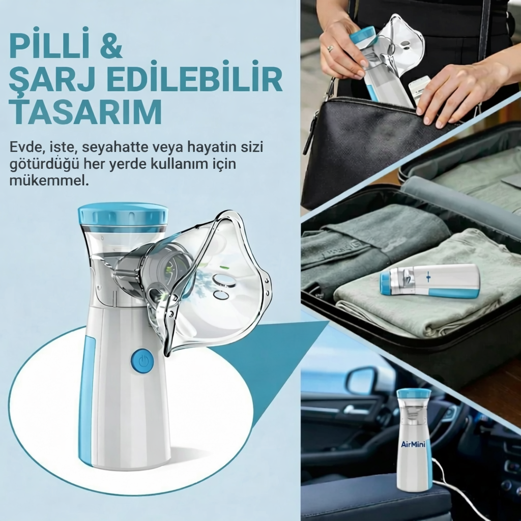 AirMini Taşınabilir Nebülizatör